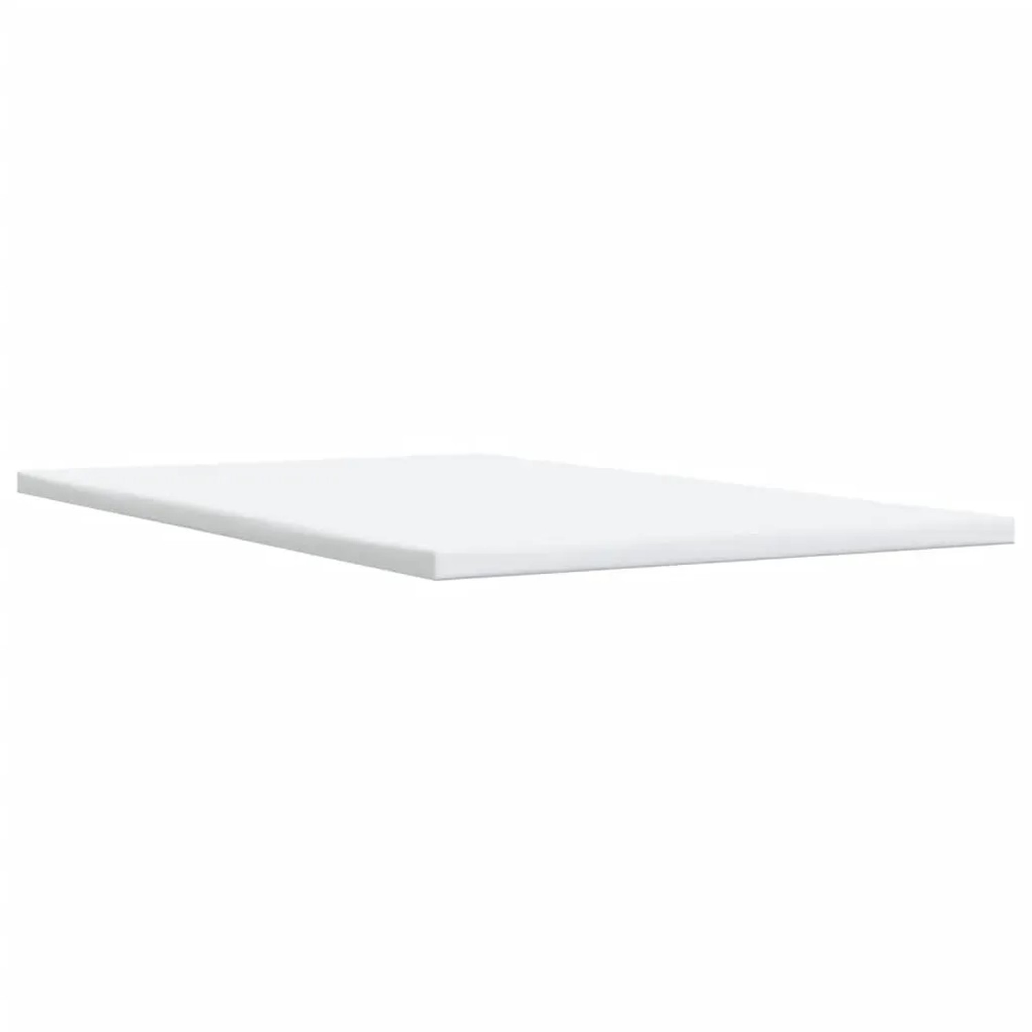 Weiße Matratzenauflage für vidaXL Boxspringbett, 120x190 cm.