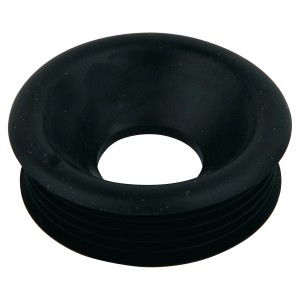 Weißer Kirchhoff Spülrohrverbinder für Euro-WC, Ø 28-32 mm, 55 mm Länge.