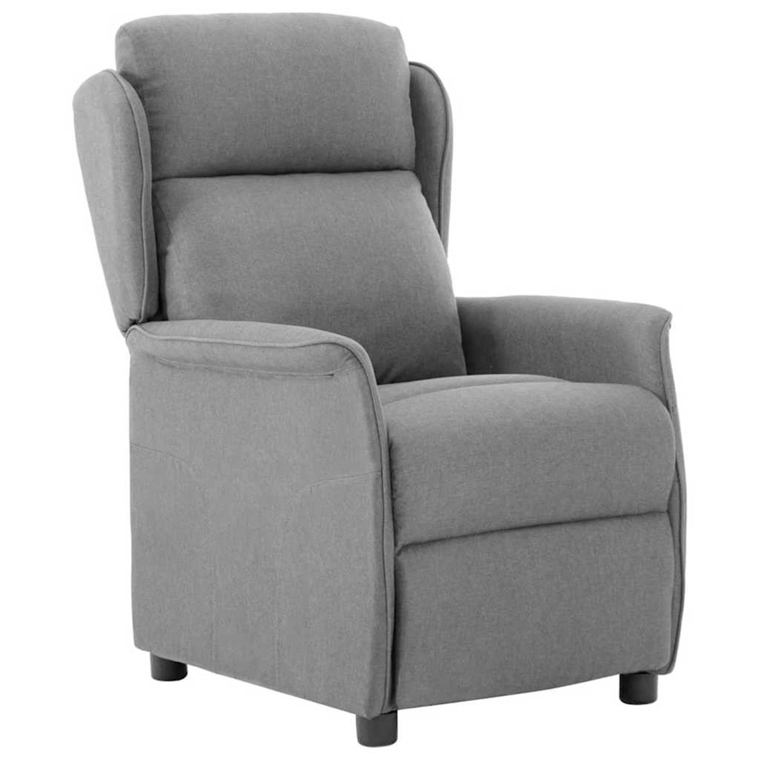 vidaXL Relaxsessel Hellgrau 67,5 x 93,5 x 101,5 cm Stoff 340152 günstig online kaufen