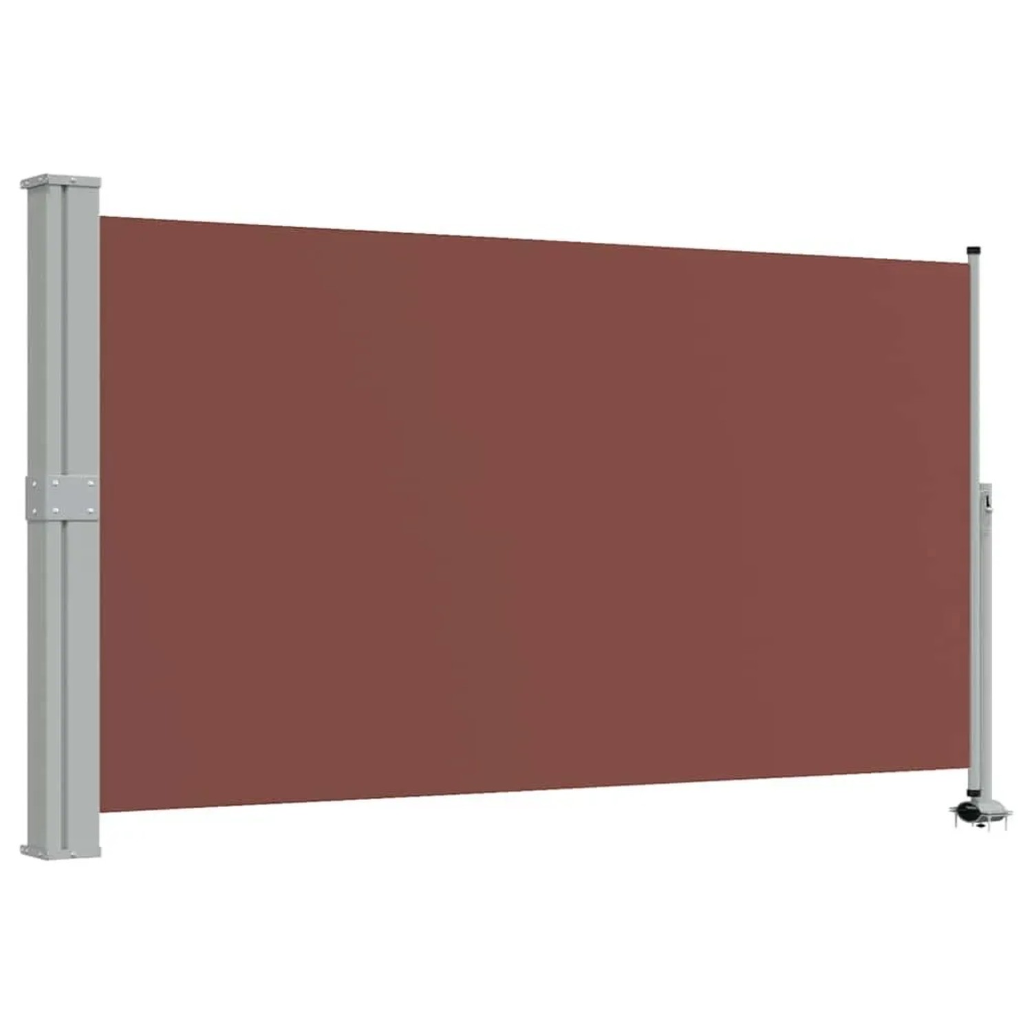 vidaXL Ausziehbare Seitenmarkise 140 x 300 cm Braun 48346