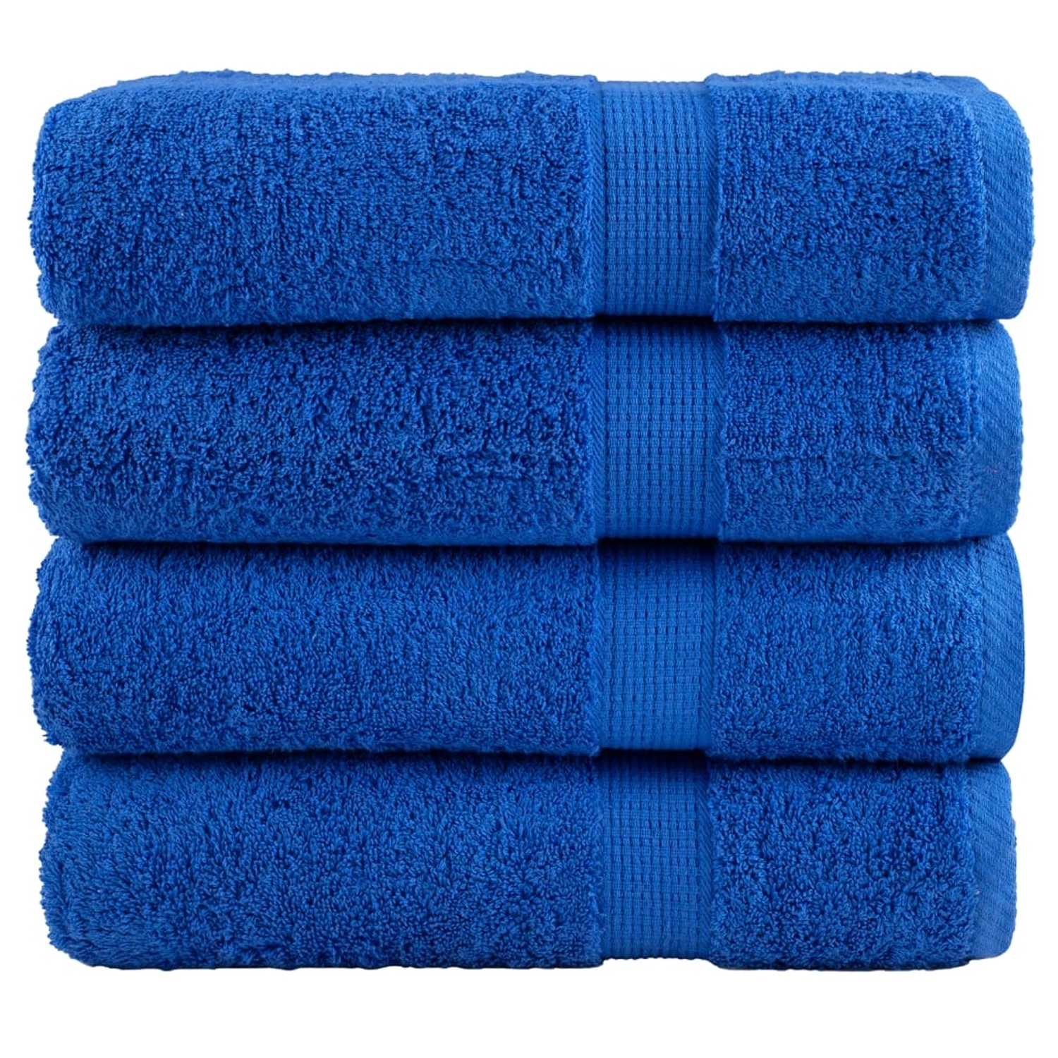 vidaXL Premium-Handtücher 4 Stk Blau 50x100cm 600 g/m2 100% Baumwolle günstig online kaufen