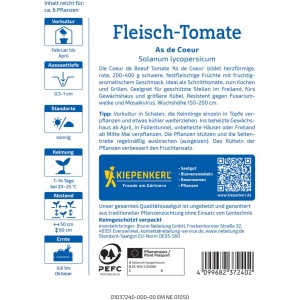 Kiepenkerl Saatgut Fleisch-Tomate As de Coeur
