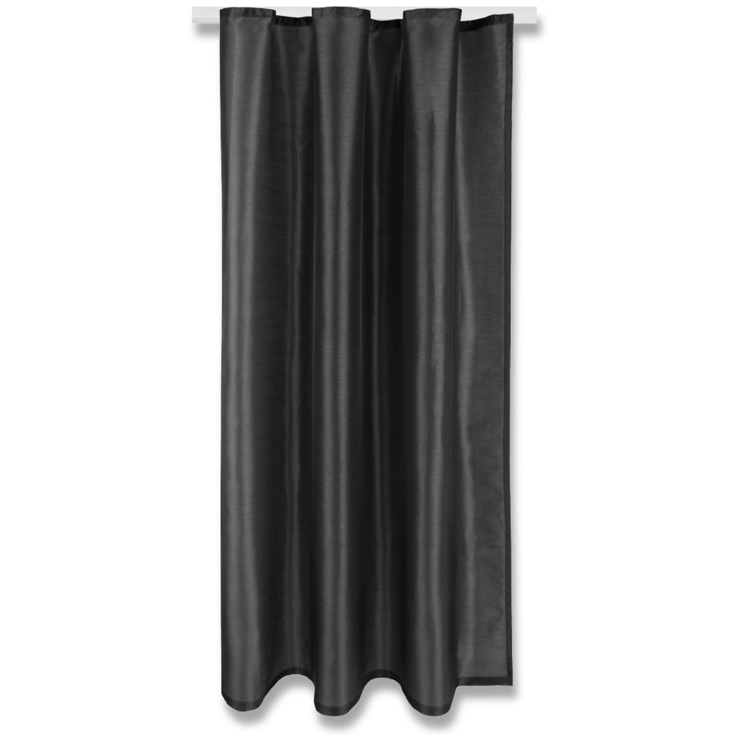 Arsvita Dekoschal Alessia Universalband Schwarz 290 cm x 245 cm günstig online kaufen