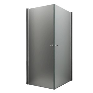 Glasdeals Duschkabine SPA FROST 90x90x190 cm mit Pendeltür, ohne Duschtasse.