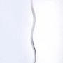 Moderne LED Stehleuchte Wave aus Stahl, 120 cm hoch, für Wohnraumbeleuchtung.