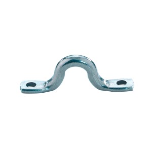 Seilflechter Fenderöse flach aus Edelstahl, 4,5 mm Durchmesser.