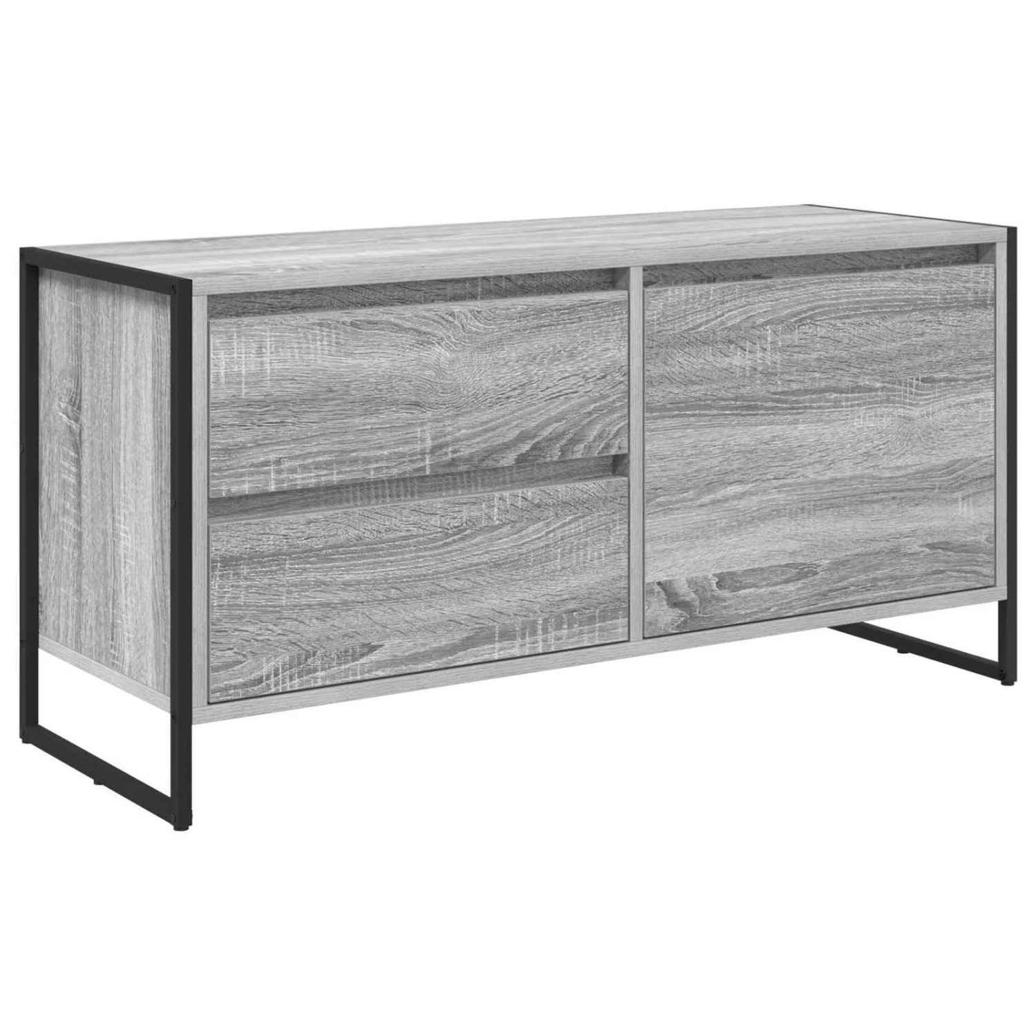 vidaXL TV-Schränk Graues Sonoma 100 x 36 x 49,5 cm Holzwerkstoff 886621 günstig online kaufen