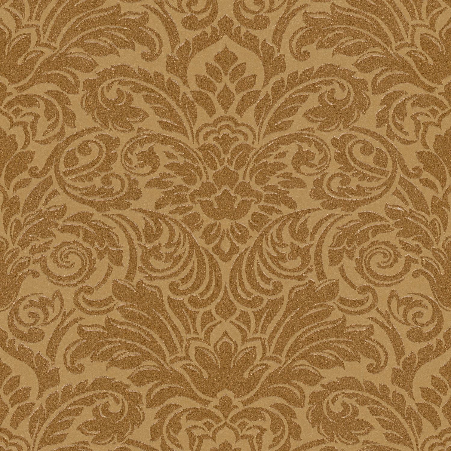 PROFHOME 305454-GU Barock Tapete Ornament Matt Gold 0,52 m x 10,05 m 5,22 m günstig online kaufen