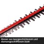 Messer der Einhell Akku-Heckenschere GP-CH 18/61: Lasergeschnitten und diamantgeschliffen.