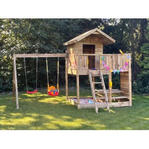 Fungoo Spielturm Stelzenhaus Moonlight Kesseldruckimprägniert