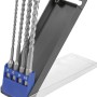 LUX Bohrer-Set Classic SDS-Plus, 4-teilig, für Mauerwerk, Stein und Beton im geöffneten Kasten.