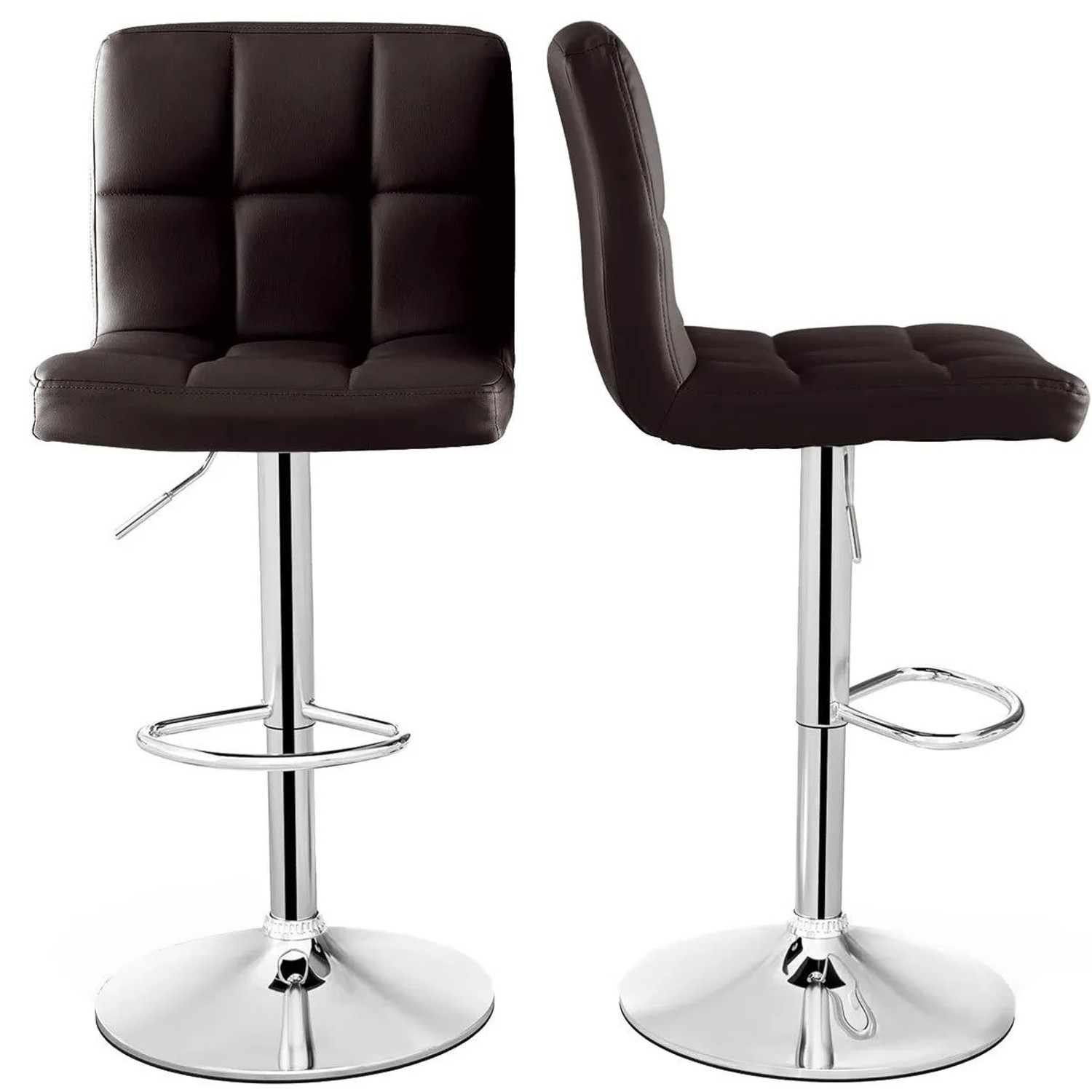 Costway Barhocker Höhenverstellbar Aus Holz und Metall Vintage günstig online kaufen