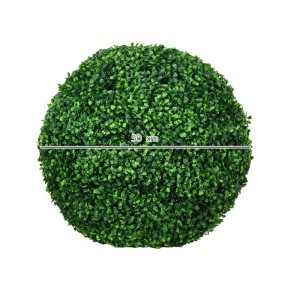 Grüne künstliche Buchsbaumkugel, UV-beständig, 50 cm Durchmesser. Perfekt für Haus & Garten.