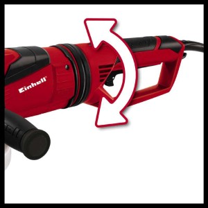 Einhell Winkelschleifer TE-AG 230 mit drehbarem Griff, rote Schleifmaschine.