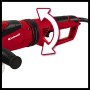 Einhell Winkelschleifer TE-AG 230 mit drehbarem Griff, rote Schleifmaschine.