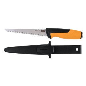 Fiskars Metallsäge Pro PowerTooth, 15 cm, mit Köcher. Handsäge für präzise Schnitte.