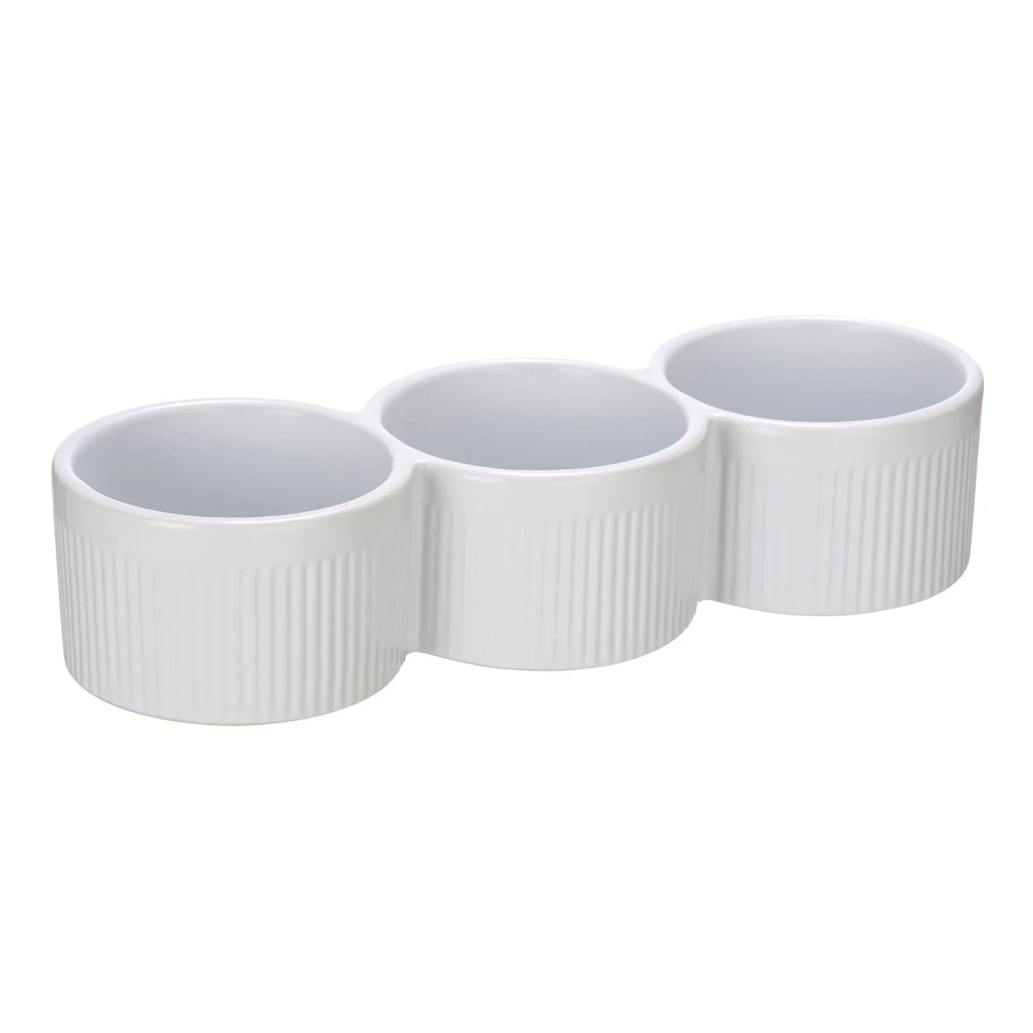 Schöner Wohnen Dipschale Refia 0,15 l Weiß 3 Fächer günstig online kaufen