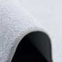 Detailansicht: Snapstyle Luxus Teppich Shine in Silbergrau, weicher Velours, 80x200cm.