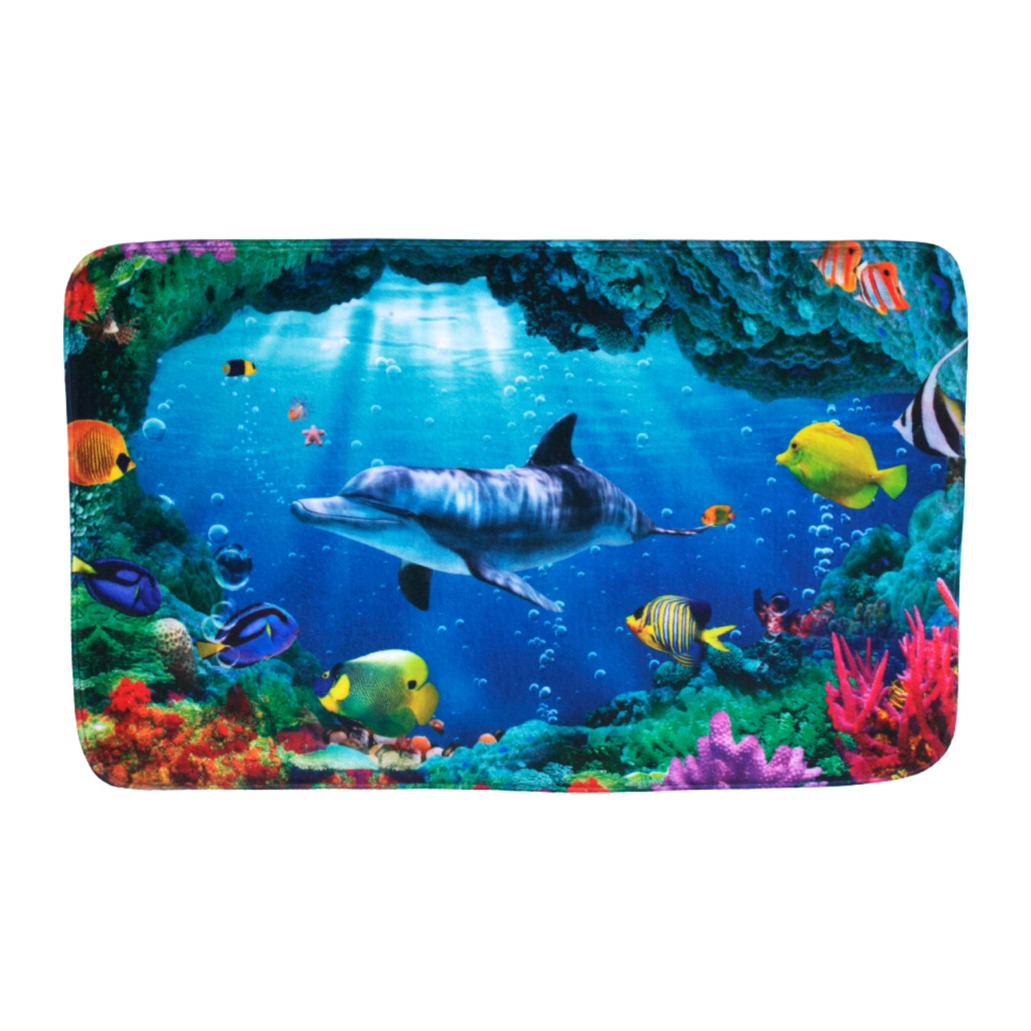 Sanilo Badteppich Delphin Korallen 50 x 80 cm günstig online kaufen