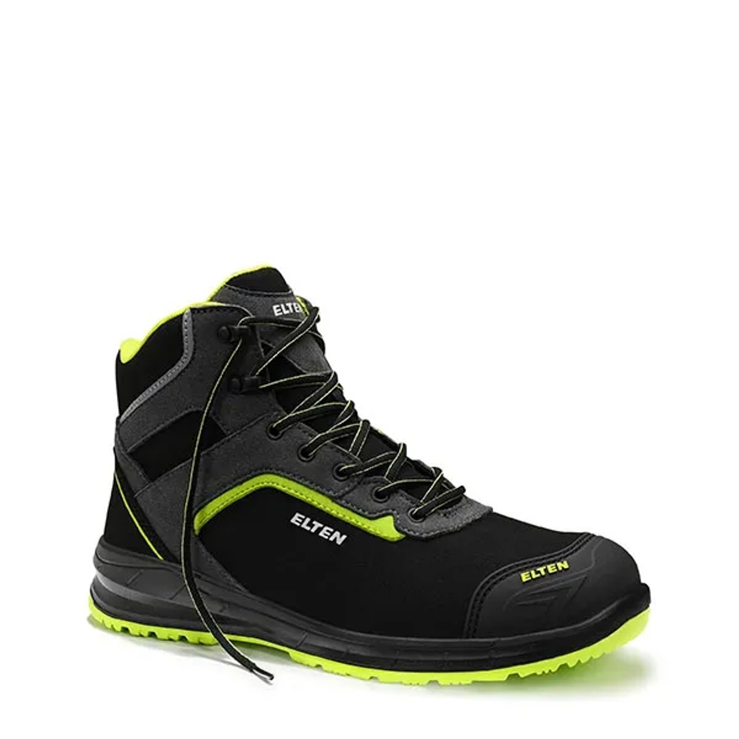 Elten Sicherheitsstiefel Loan Xxsports Pro Black-Lime Mid Esd S3 Gr. 36
