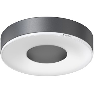 Steinel Innenleuchte RS 200 C in Anthrazit: Runde LED Deckenleuchte für den Innenbereich.