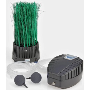 Oase OxyTex Set 500: Teichbelüfter-Set mit Filtermedium, Belüfterpumpe und Zubehör für klare Teiche.