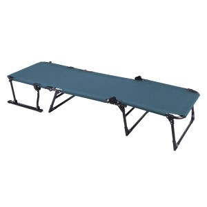 Blaue Mojawo 2in1 Gartenliege/Ruheliege mit Polster und Kopfkissen. Camping & Zubehör.