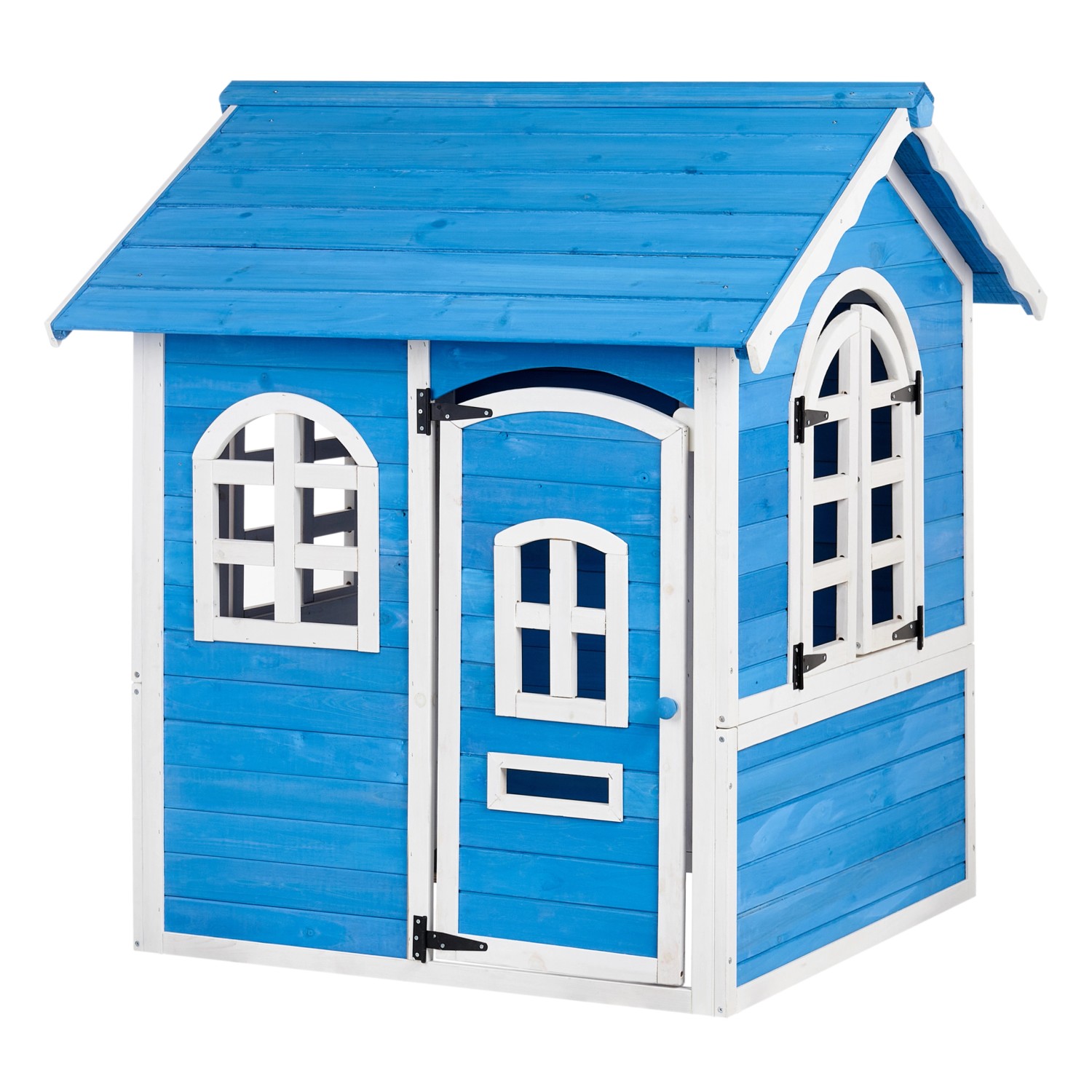 Beliani Garten Spielhaus KOKKONI Blau Weiss 115x118x129 günstig online kaufen
