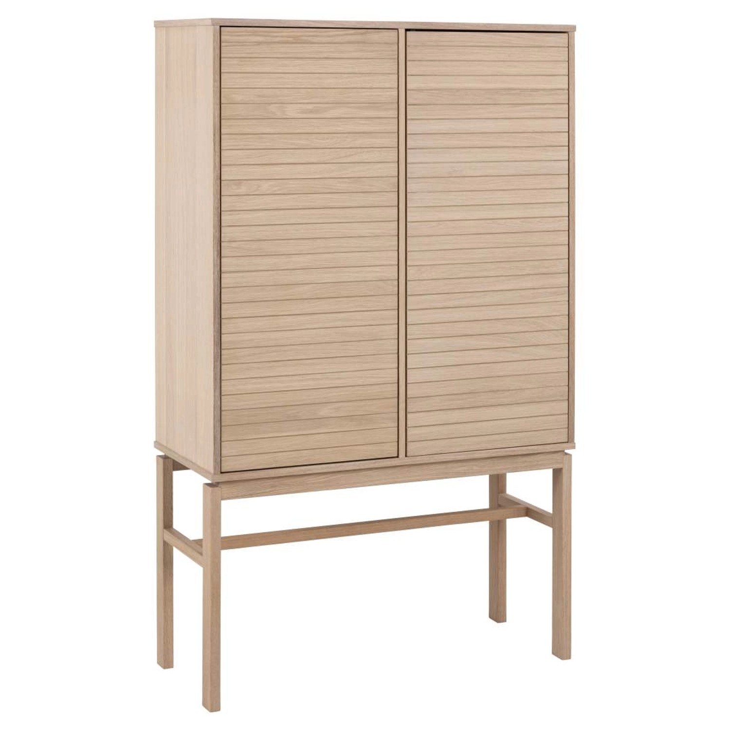 Thumbnail - ebuy24 Linley Vitrinenschrank 2 Türen Eichenfurnier