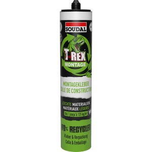 Soudal T-Rex Montagekleber für leichte Materialien, 350g Tube.