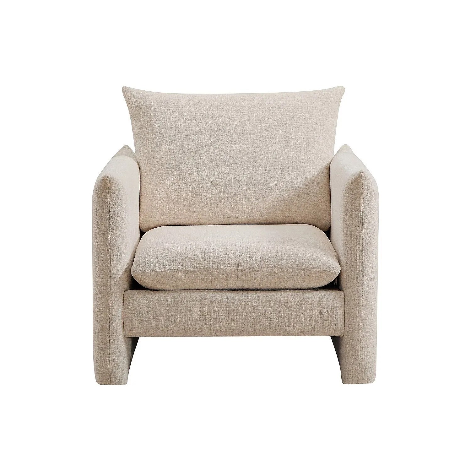 Vente-unique Sessel Mit Gerader Rückenlehne Gorazi Beige 90 cm