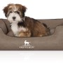 Knuffelwuff Hundebett Scottsdale Stone, Größe M-L mit Hund