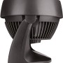 Schwarzer Vornado Bodenventilator 633, Ø 24 cm, für gleichmäßige Luftzirkulation im Raum.