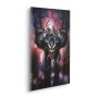 Komar Keilrahmenbild Marvel Venom Attack, schwarze Comic-Figur auf Leinwand.