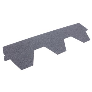 Graue Daprona Dachschindel mit Hexagonal Muster für Gartenhaus oder Carport.