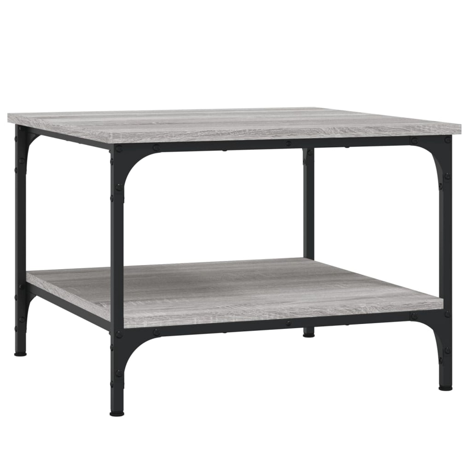 vidaXL Couchtisch Grau Sonoma 55x55x40 cm Holzwerkstoff 832831 günstig online kaufen