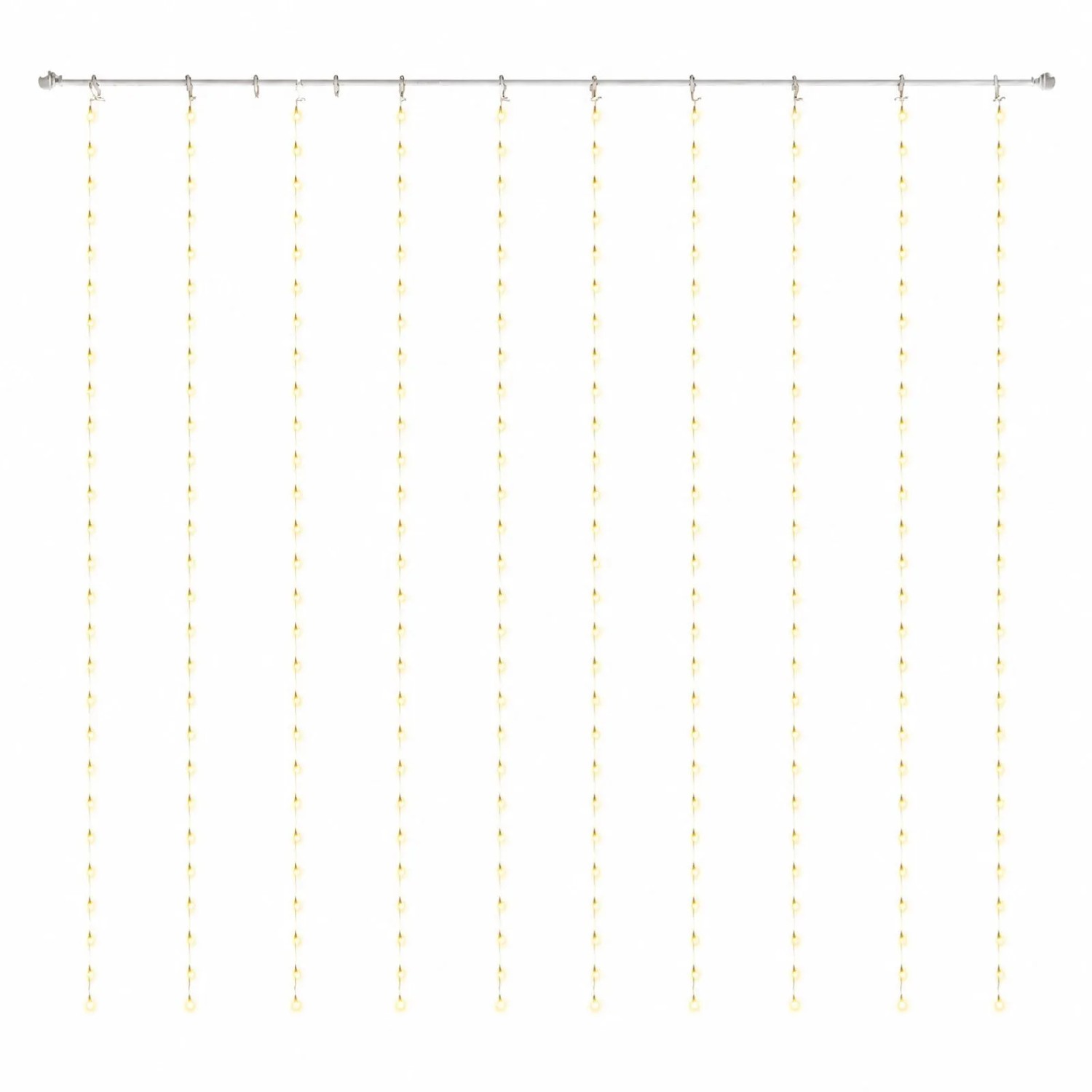 SALCAR 3x3m 300 LED Lichtervorhang Innen