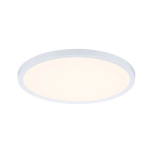 Weißes Einbaupanel Areo VariFit, 20W, dimmbar, 230mm Durchmesser, aus Kunststoff.