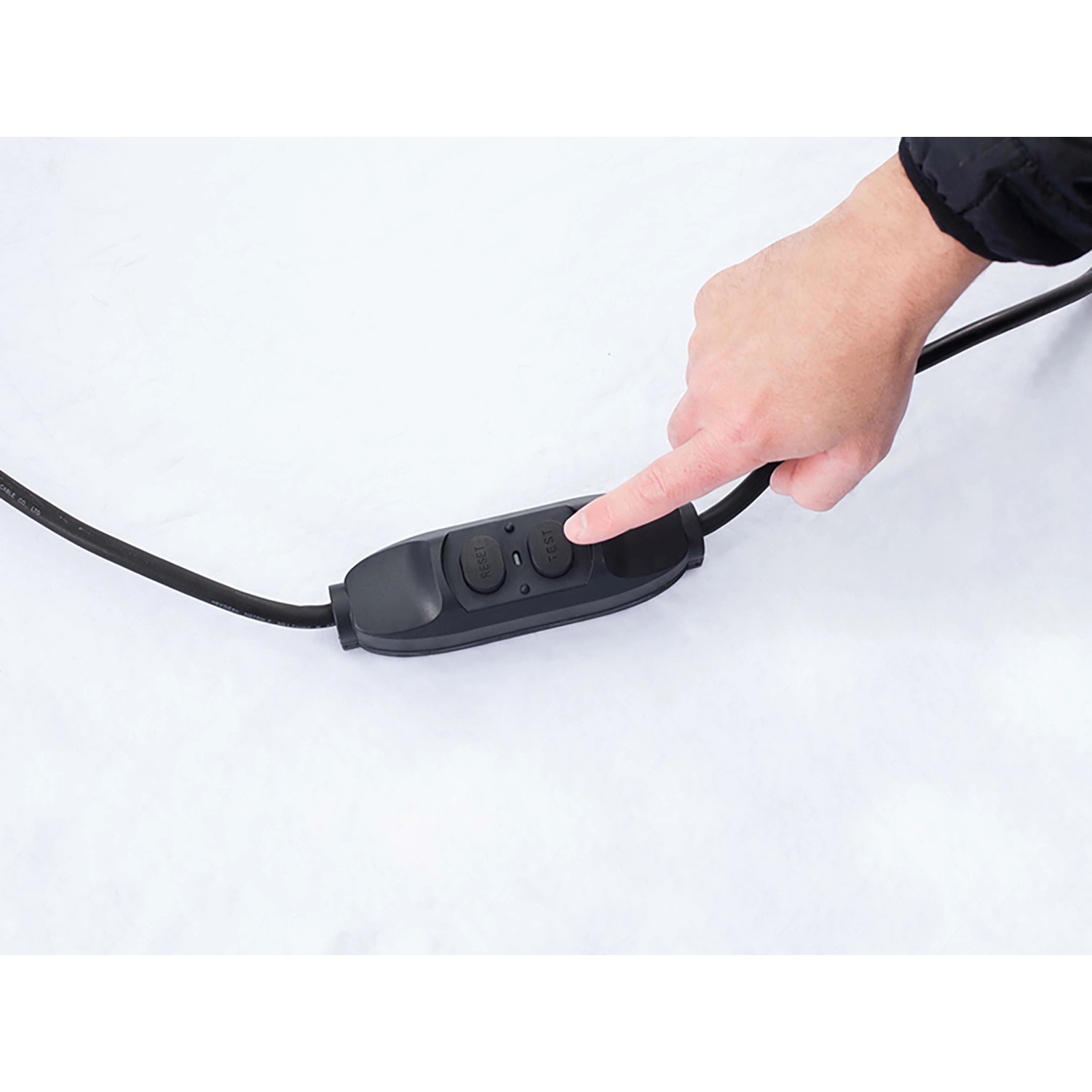 Detailaufnahme des Bedienelements vom Bestway Pool Heizgerät.