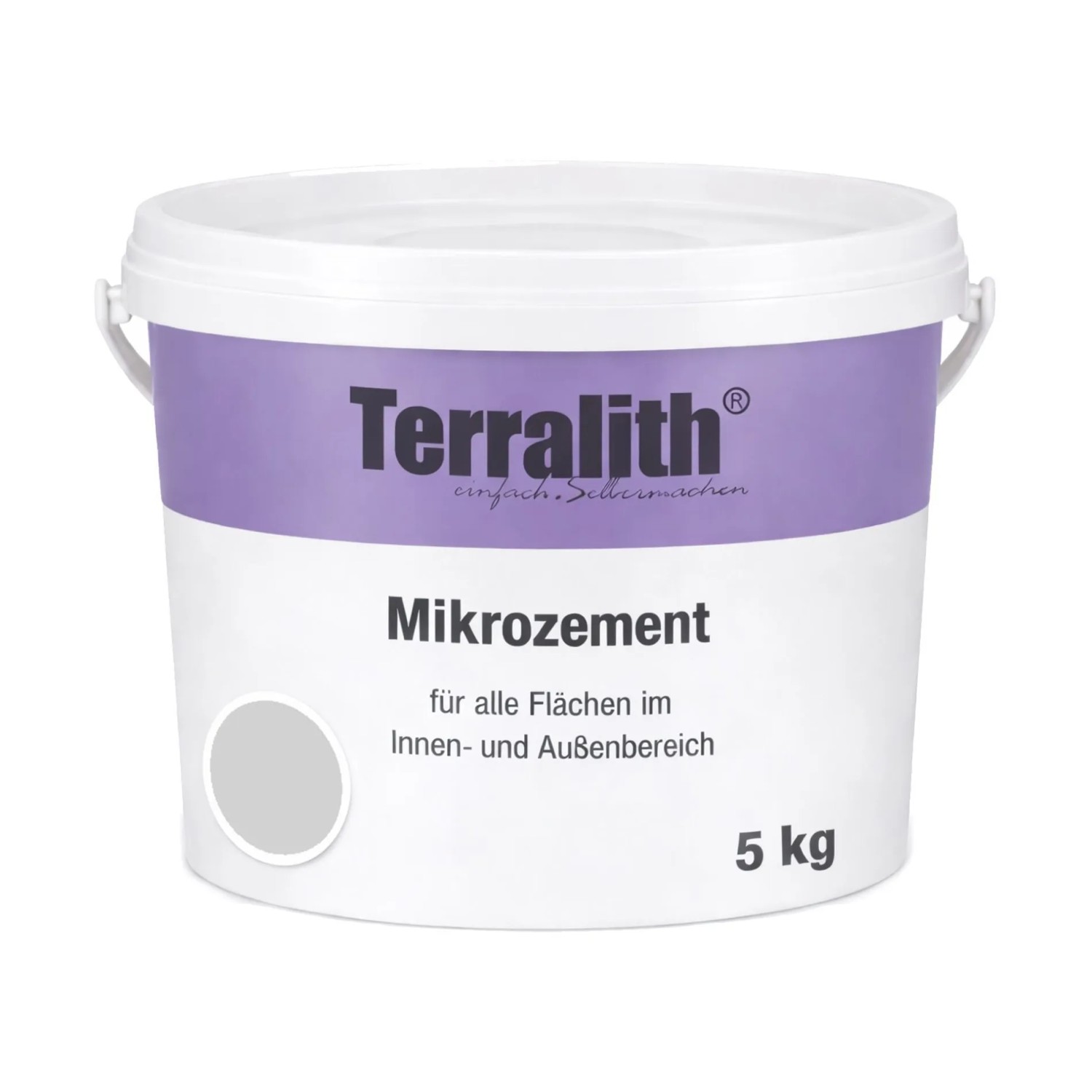 Terralith Mikrozement Fix & Fertig LFC0361 Softgrau 5kg Grob 4,25qm
