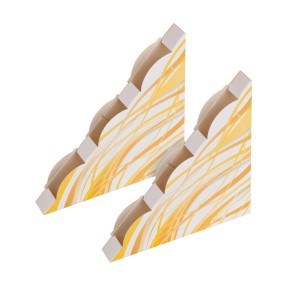 2er-Pack Windhager Fenster-Fliegenfalle Diskret mit gelbem Muster zur Insektenbekämpfung.