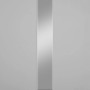 Rechteckiger Facettenspiegel Gennil, 25x160 cm, silber, für Wandmontage.