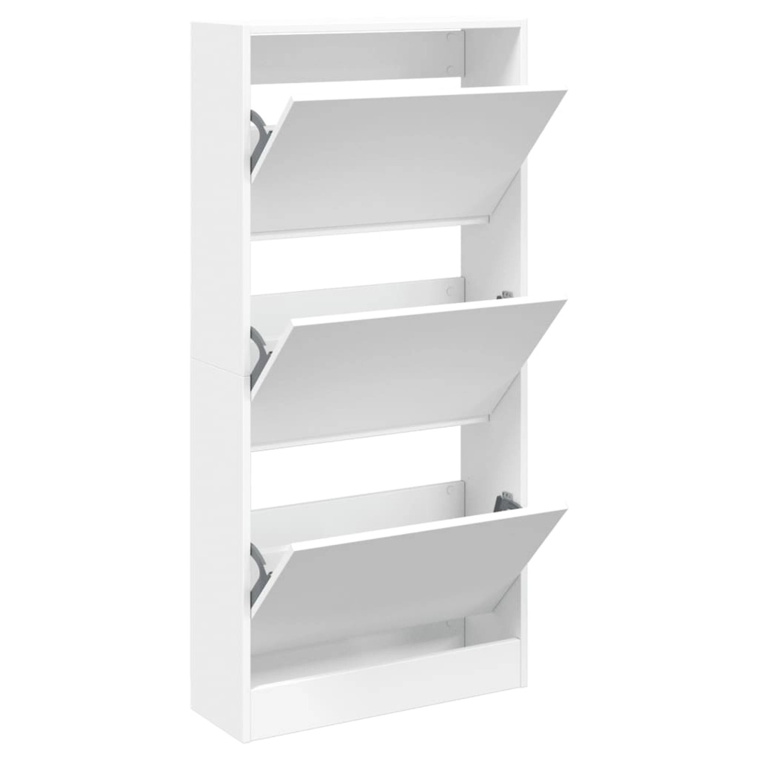 vidaXL Schuhschrank Weiß 60x21x125,5 cm Holzwerkstoff 839896 günstig online kaufen