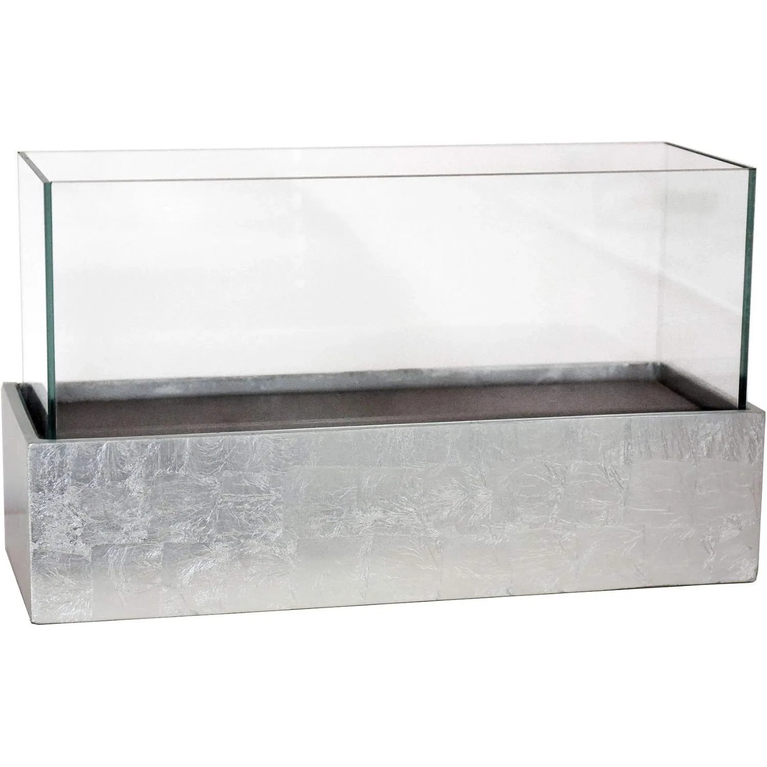 Vivanno Tischwindlicht Candelito 50 cm x 20 cm x 29 cm Blattsilber