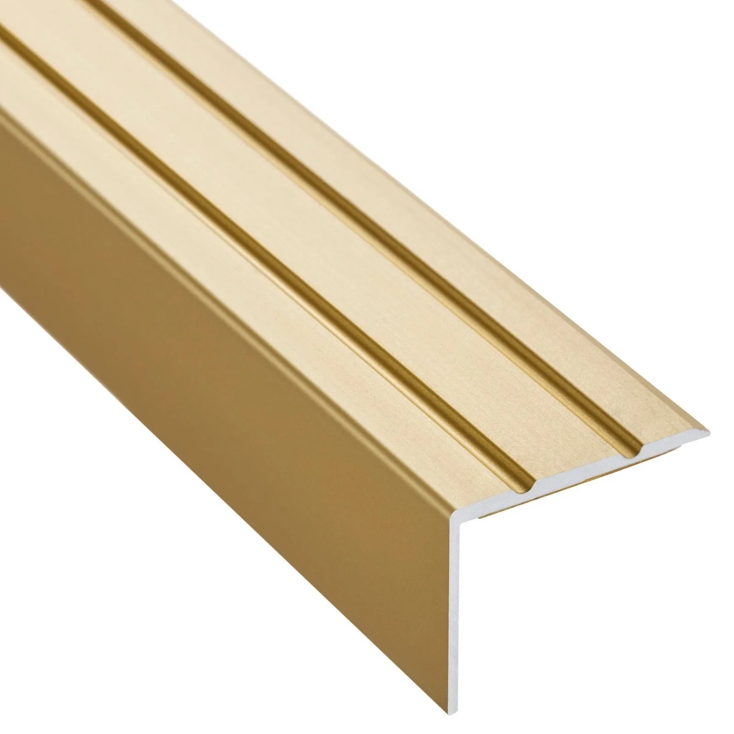 SOTECH Treppenprofil 1000 x 25 x 18 mm Kantenschutz Selbstklebend Messing Eloxiert Aus Aluminium