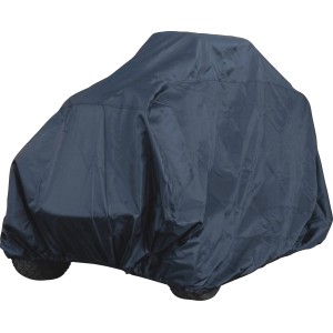 Alpina Abdeckplane für Rasentraktor, dunkelblau, schützt vor Umwelteinflüssen.