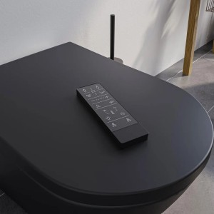 Schwarzes Bernstein Dusch-WC Premium 1102 mit Fernbedienung im Detail.