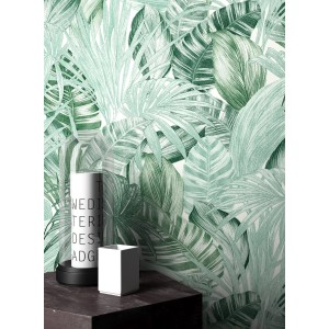 Newroom Vliestapete Raven Green Dschungel Modern FSC®