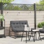 vidaXL Gartenmöbel Schwarz 110 x 81 x 71 cm Pulverbeschichteter Stahl 42008030_2