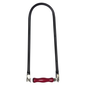 Pebaro Laubsäge mit Stahlrohrrahmen und Holzgriff, Ausladung 400 mm.